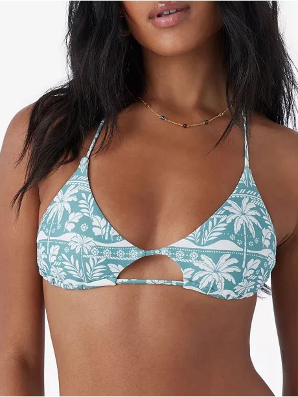 O'Neill Printed Paloma Cutout Madrid Bikini Top